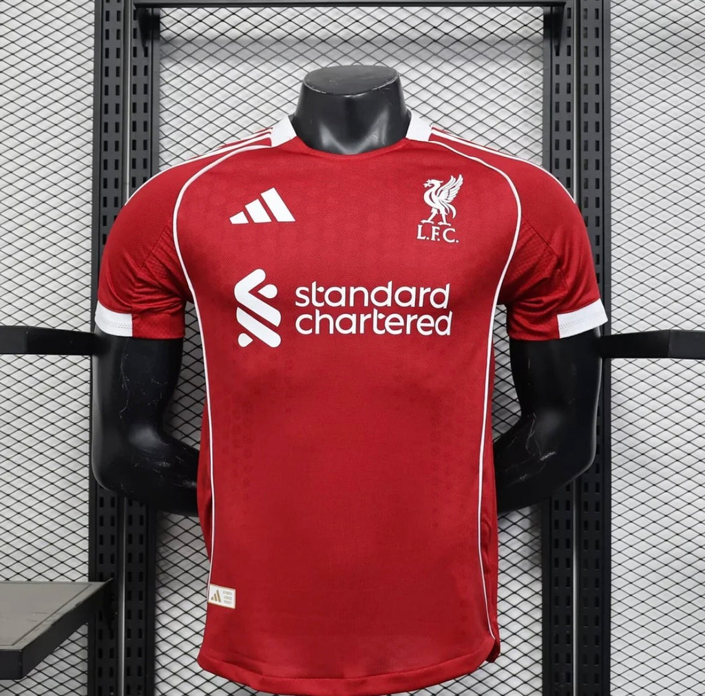 2025/2026 Player Version Liverpool Home Football Shirt