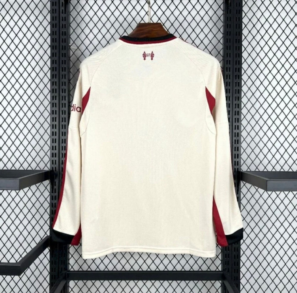 2025/2026 Liverpool Away Long Sleeves Jersey
