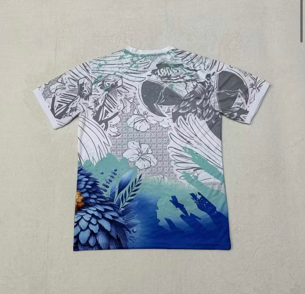 2025 Brazil Special Edition White and Blue Football Shirt 1:1 Thai Quality