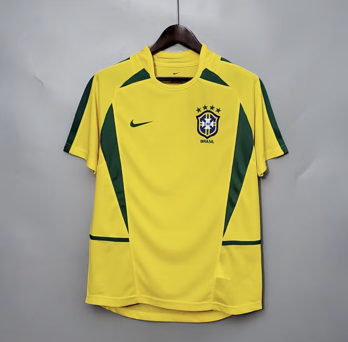 2002 Retro Brazil Soccer Jersey Home