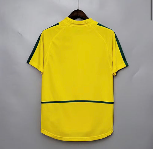 2002 Retro Brazil Soccer Jersey Home