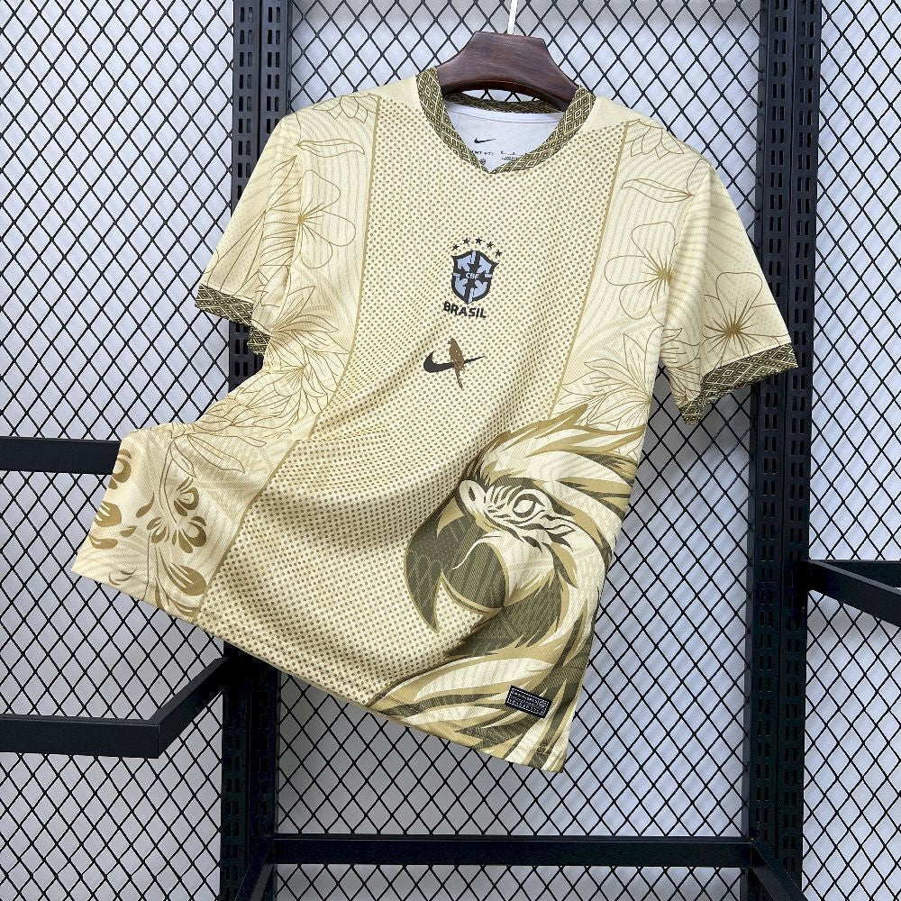 2026 Brazil Special Edition Golden Eagle Cartoon Football Shirt 1:1 Thai Quality