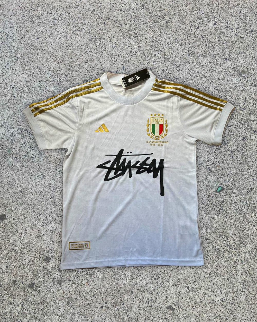 STUSSY X ITALY JERSEY (125TH ANNIVERSARY